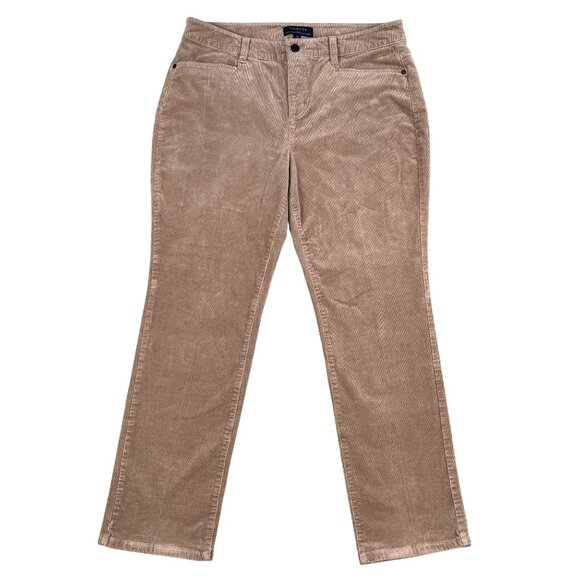 Talbots Womens Simply Flattering Five Pocket Corduroy Pants Sz 12P - Picture 1 of 7